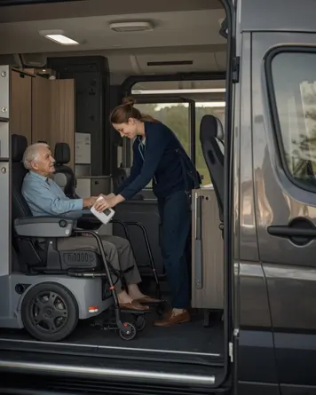 FH Transfer Patienten-Transport Übersicht – spezialisierter nicht-medizinischer Flughafentransfer für Deutschland